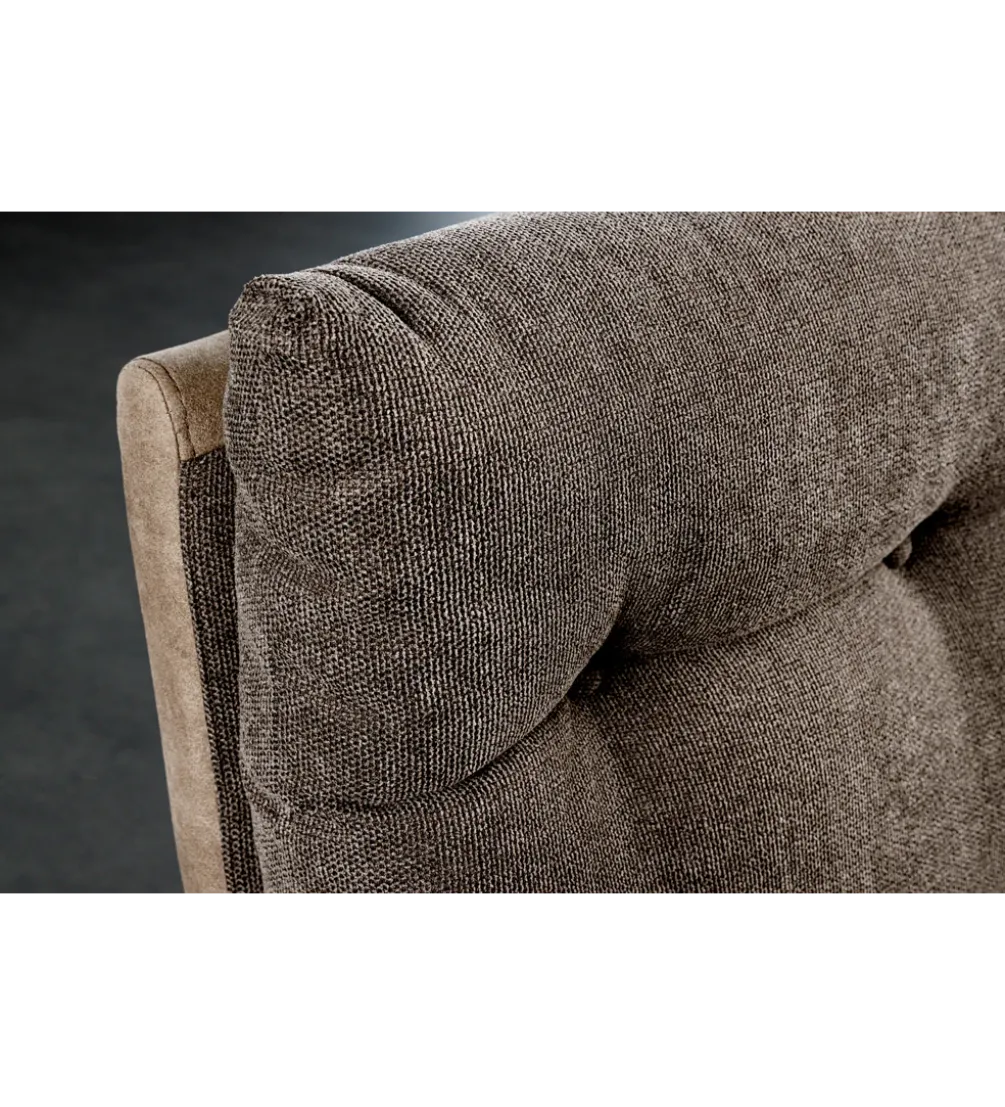 Ławka BIG GEORGE 160 cm welwet taupe brązowy