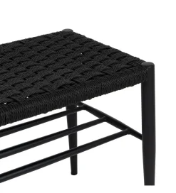 Ławka BONKEMO 100 cm czarna