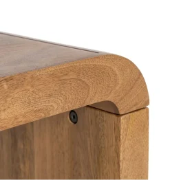 Ławka GALT 147 cm drewno mango naturalna