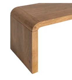 Ławka GALT 147 cm drewno mango naturalna