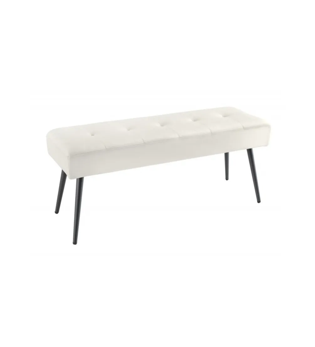 Ławka OLIWIA III 100 cm kremowa