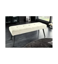 Ławka OLIWIA III 100 cm kremowa