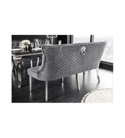 Ławka OXANA Modern Barock 164 cm Szara
