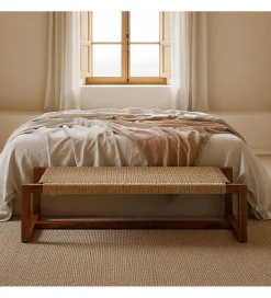 Ławka PASMERI 138 cm drewno teak