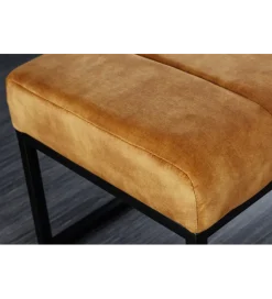 Ławka PETIT BEAUTÉ 110 cm musztardowa