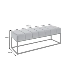 Ławka PETIT BEAUTÉ 110 cm musztardowa