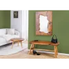 Ławka ROOT 100 cm drewno teak naturalny brąz