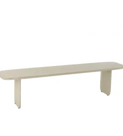 Ławka VIOLEN 190 cm drewno akcja biała