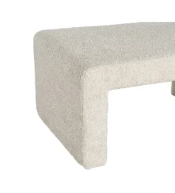 Ławka WESTEMA 90 cm kremowa