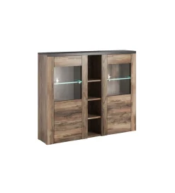 Barek LARONA 155 Cm O Wybarwieniu Satin Nussbaum z kolorem Touchwood