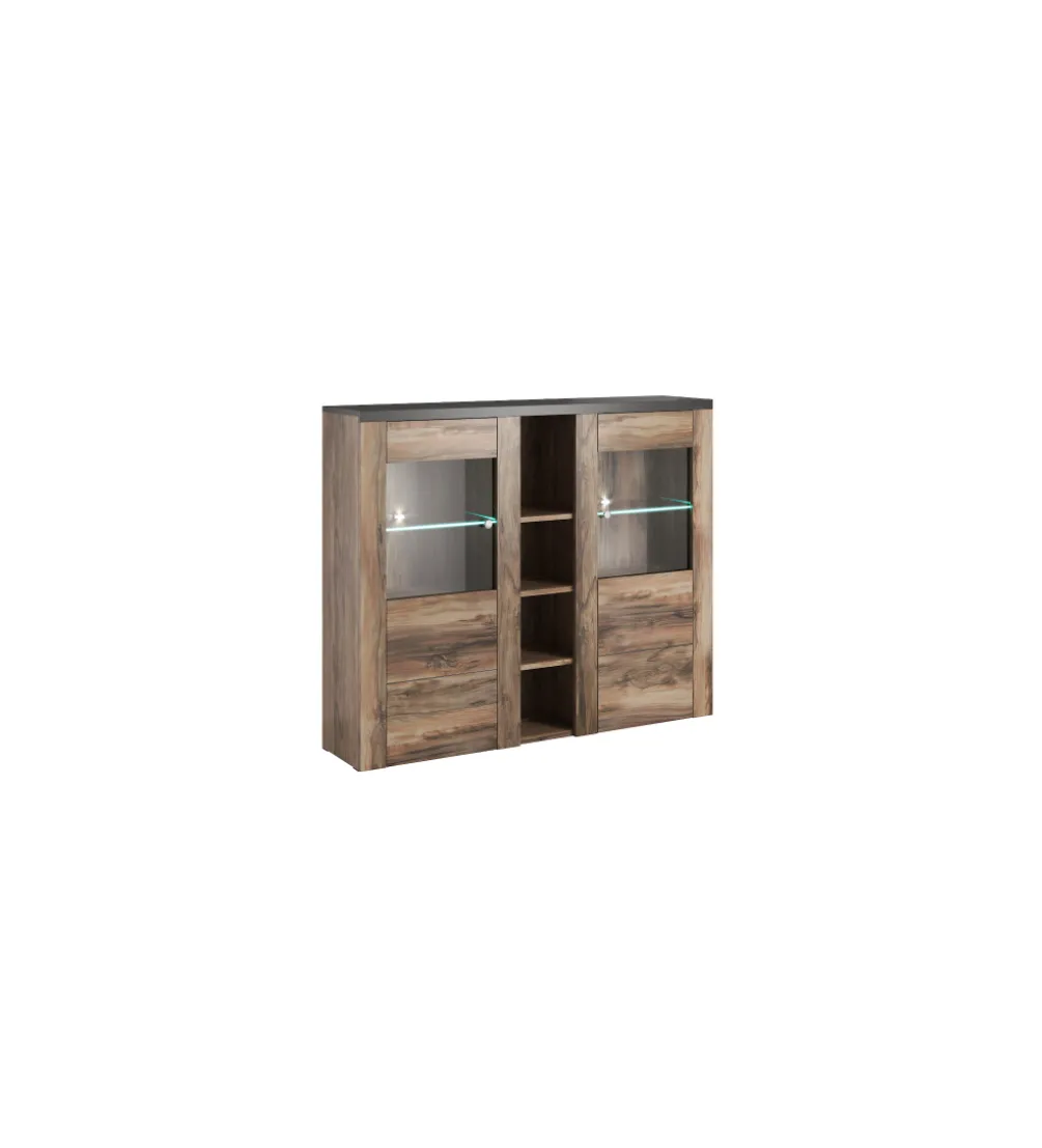 Barek LARONA 155 Cm O Wybarwieniu Satin Nussbaum z kolorem Touchwood