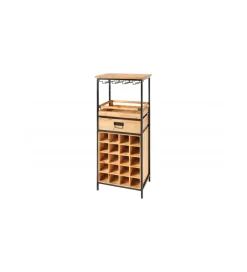 Barek na wino TULUZA 48 cm drewno sosna