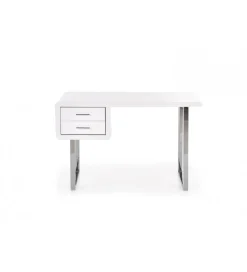 Biurko B30 120 cm biały chrom