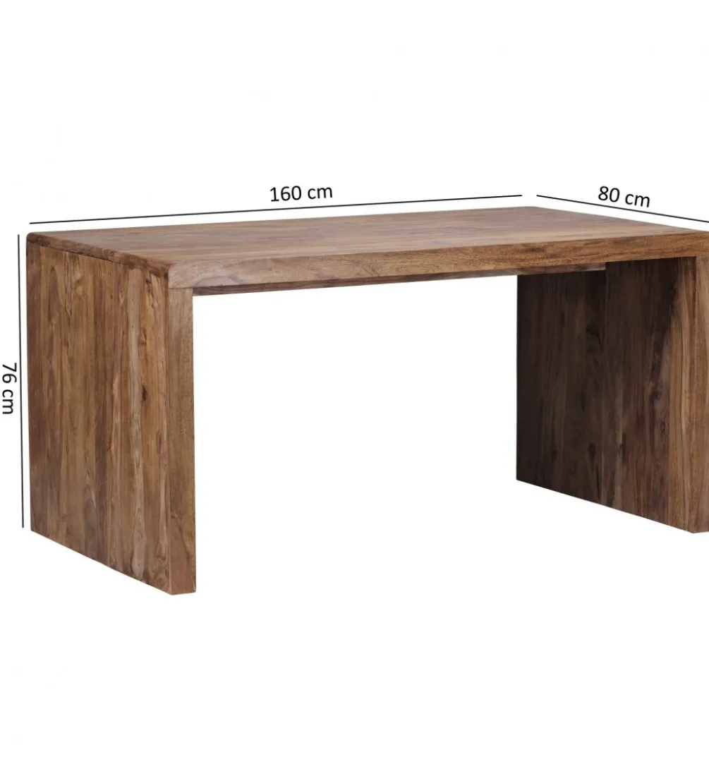 Biurko BOHA 160 cm drewno sheesham