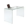 Biurko Clear Club 125 cm szklane
