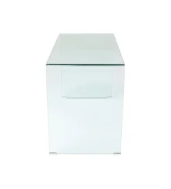 Biurko Clear Club 125 cm szklane