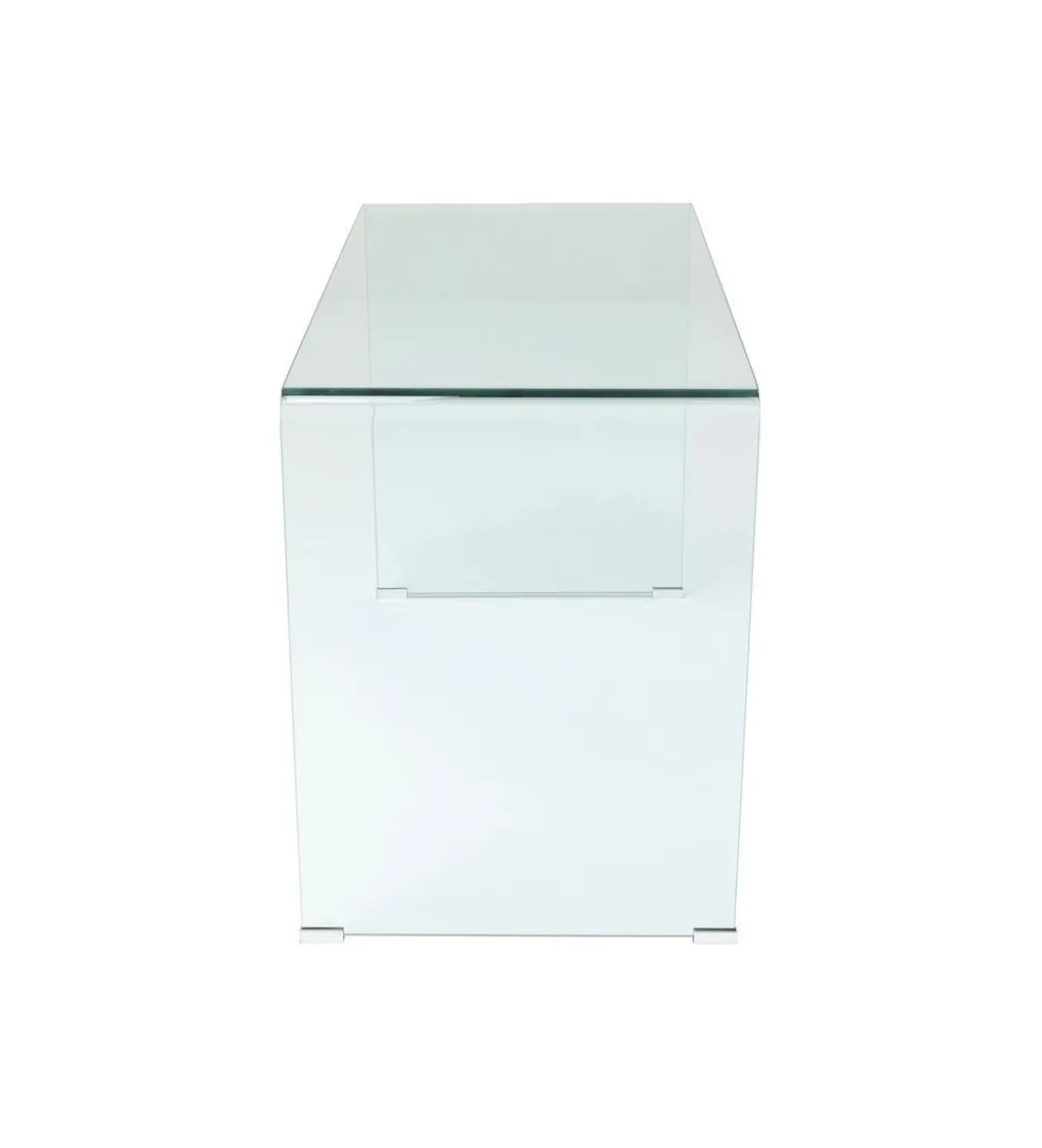 Biurko Clear Club 125 cm szklane