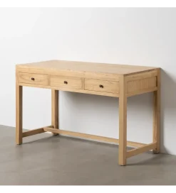 Biurko MEGANY 130 cm drewno mindi