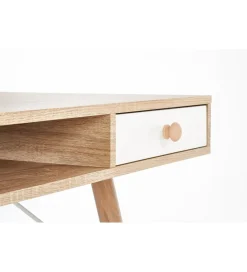 Biurko MORODER 120 cm w kolorze dąb sonoma