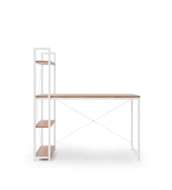 Biurko NARVIK 120 cm w kolorze biały dąb sonoma