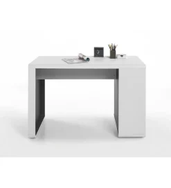 Biurko TADEO 120 cm biało antracytowe