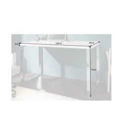 Biurko White Desk 120 cm białe