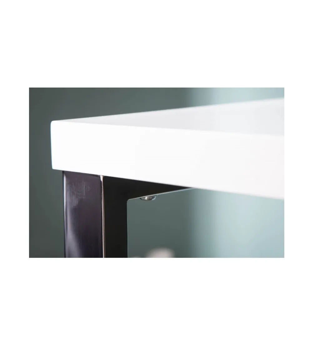 Biurko White Desk 160 cm białe