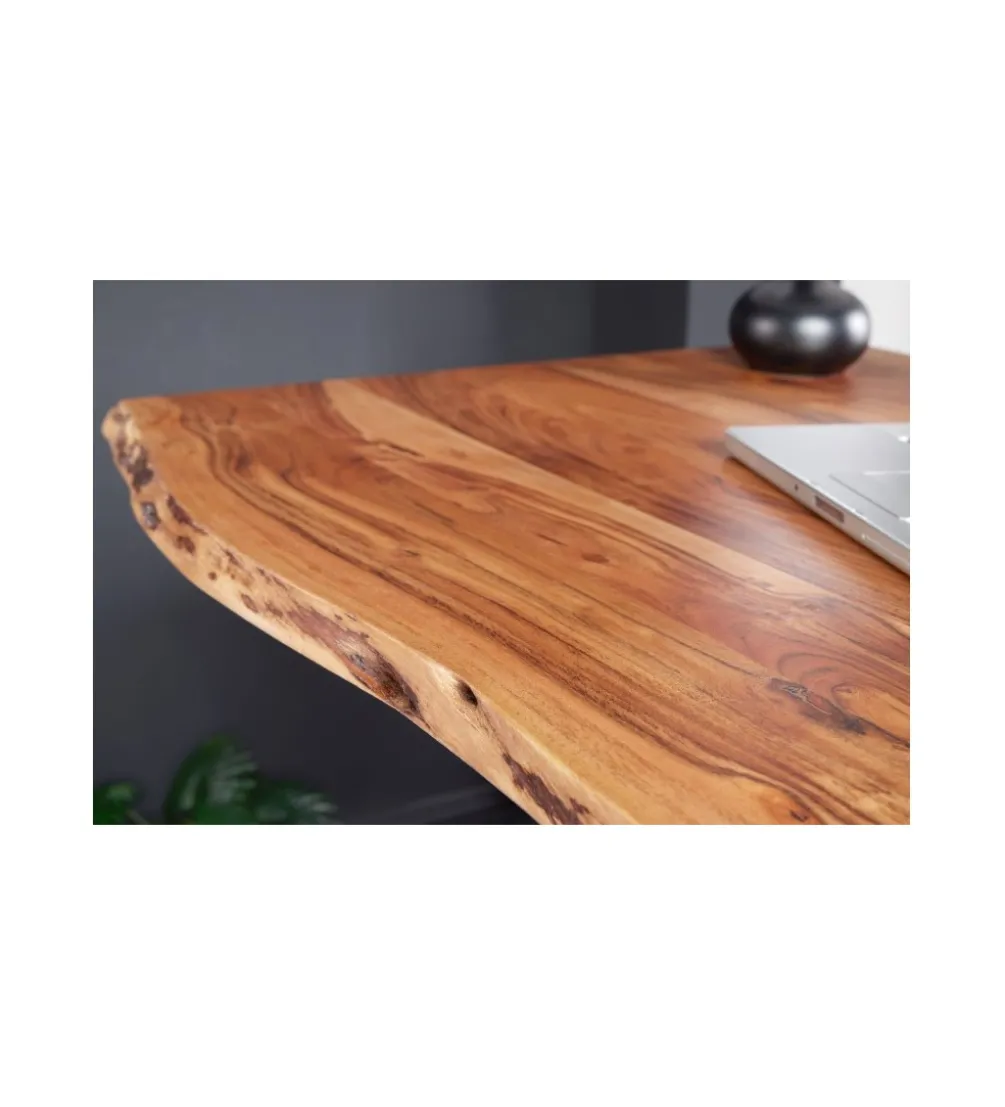 Biurko z regulowaną wysokością ARKTYKA Mammut 160 cm drewno akacja
