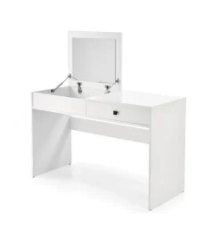 Biurko z toaletka MEGAN 120 cm biały mat