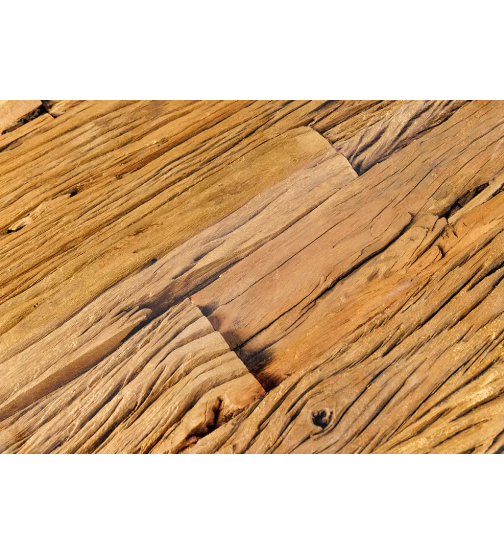Blat do Stolika kawowego MODERN BAROCK BARRACUDA 100 cm drewno teak
