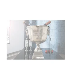 Chłodziarka do szampana Royal 40cm srebrna