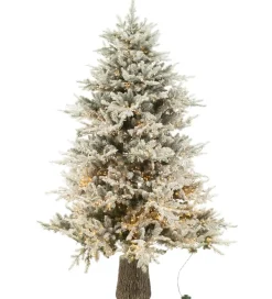 Choinka sztuczna 3000 Led sztuczny śnieg  XAMS 210 cm biała