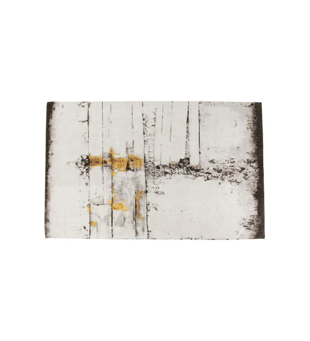Dywan Abstract 240 cm x 170 cm szaro -żółty