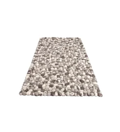 Dywan Organic 200 cm x 120 cm szary filcowy