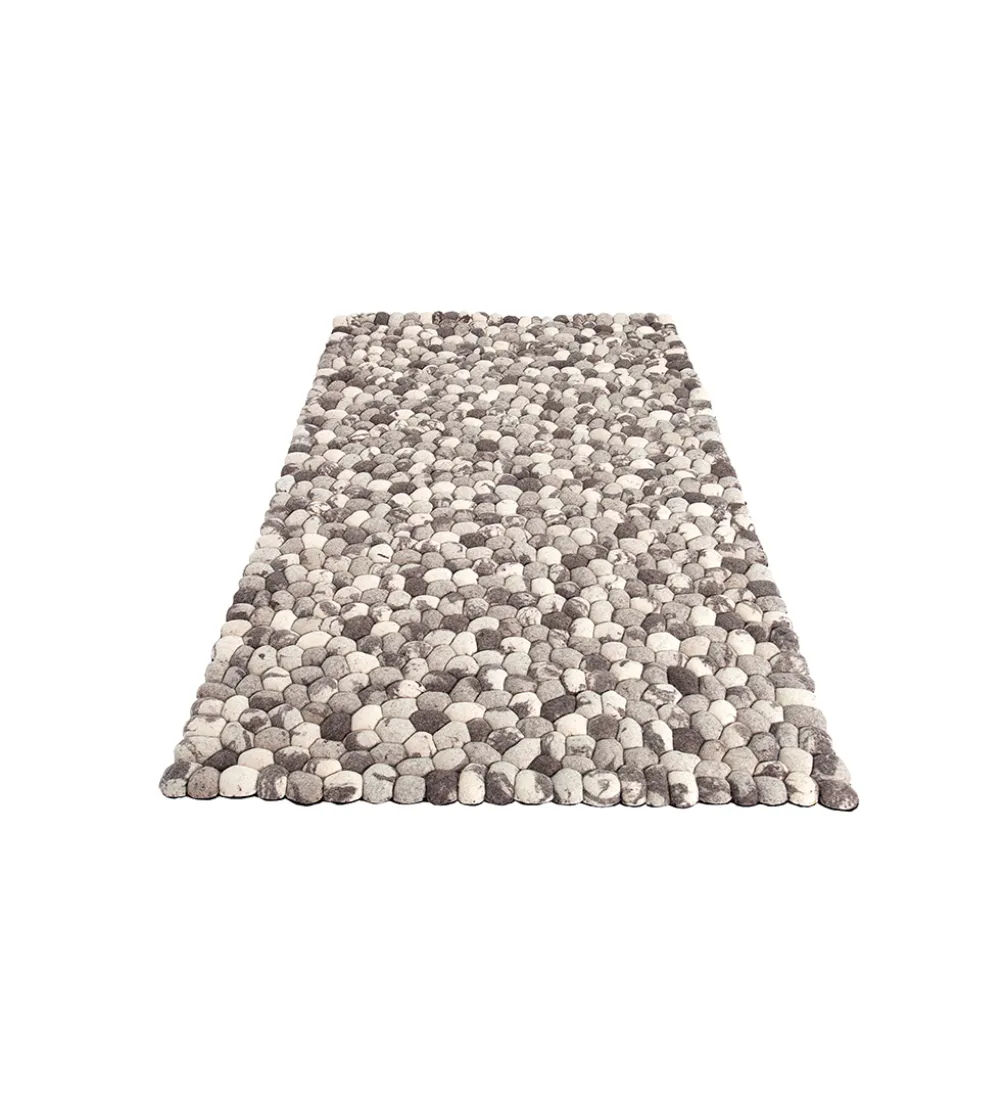 Dywan Organic 200 cm x 120 cm szary filcowy