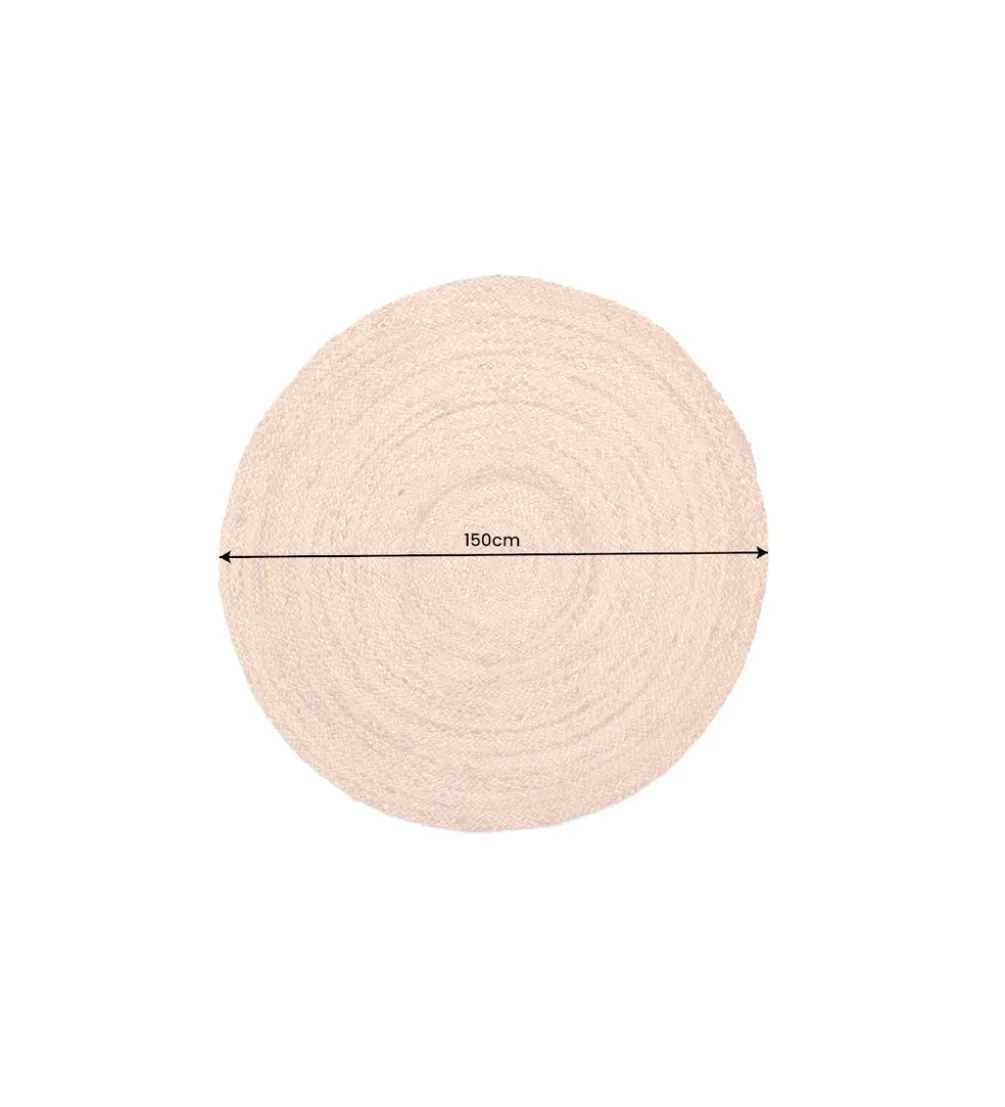 Dywan PURE NATURE 150 cm naturalny okrągły z juty