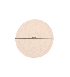 Dywan PURE NATURE 120 cm naturalny okrągły z juty