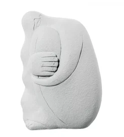 Figurka ABSTRACT 20 cm ceramika biała