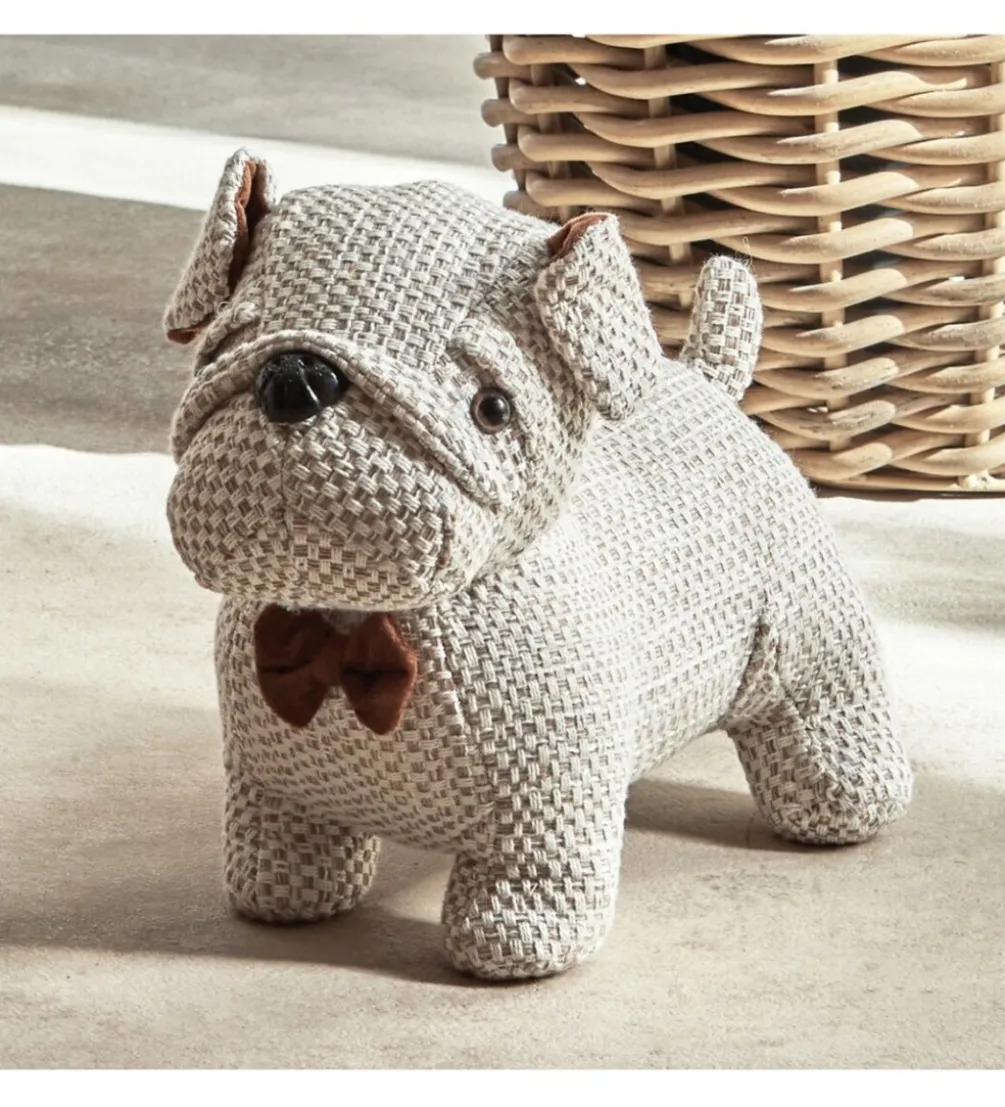 Figurka BULLDOG 30 cm szara