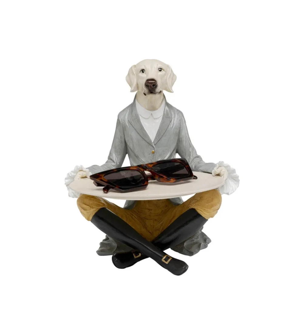 Figurka GENTLEMAN DOG TRAY 29 cm
