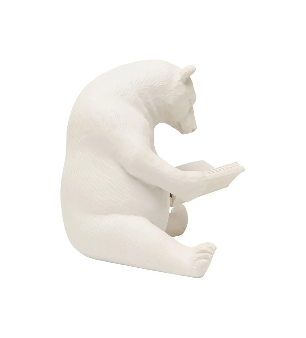 Figurka READING BEARS 18 cm beżowa