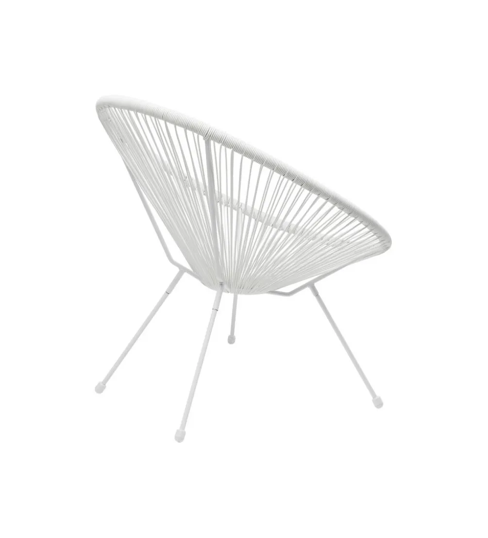 Fotel ACAPULCO 85 cm mono biały