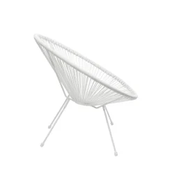 Fotel ACAPULCO 85 cm mono biały