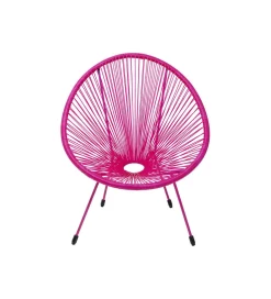 Fotel ACAPULCO 85 cm mono różowy