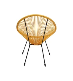 Fotel ACAPULCO 85 cm żółty