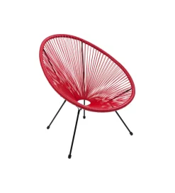 Fotel ACAPULCO 85 cm wiśniowy
