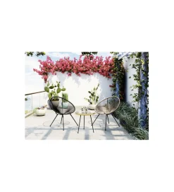 Fotel ACAPULCO MONO 85 cm czarny