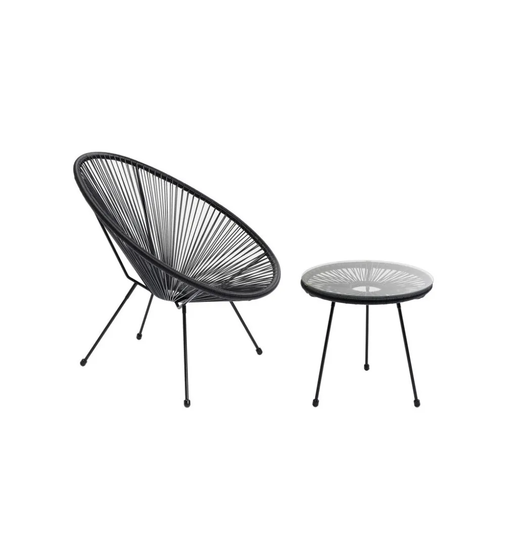 Fotel ACAPULCO MONO 85 cm czarny