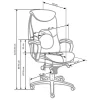 Fotel biurowy QUAD czarny