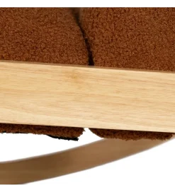 Fotel bujany AKKO 72 cm drewno kauczuk